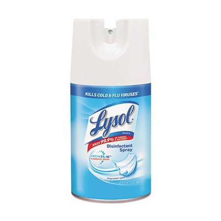 Reckitt Benckiser LYSOL, Disinfectant Spray, Crisp Linen, 7 Oz Aerosol, 12PK 90440